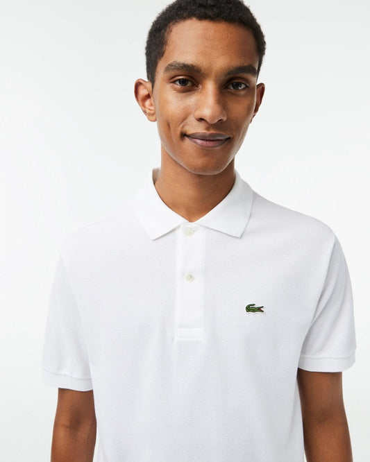Lacoste Classic Fit L.12.12 Mens Short Sleeve Polo Shirt - White 001