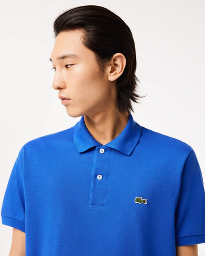 Lacoste Classic Fit L.12.12 Mens Short Sleeve Polo Shirt - Sapphire Blue IXW