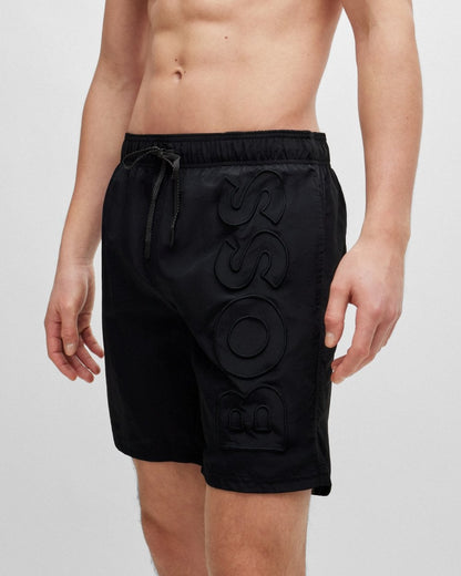 BOSS Orange Whale Mens Swim Shorts NOS - Black 001