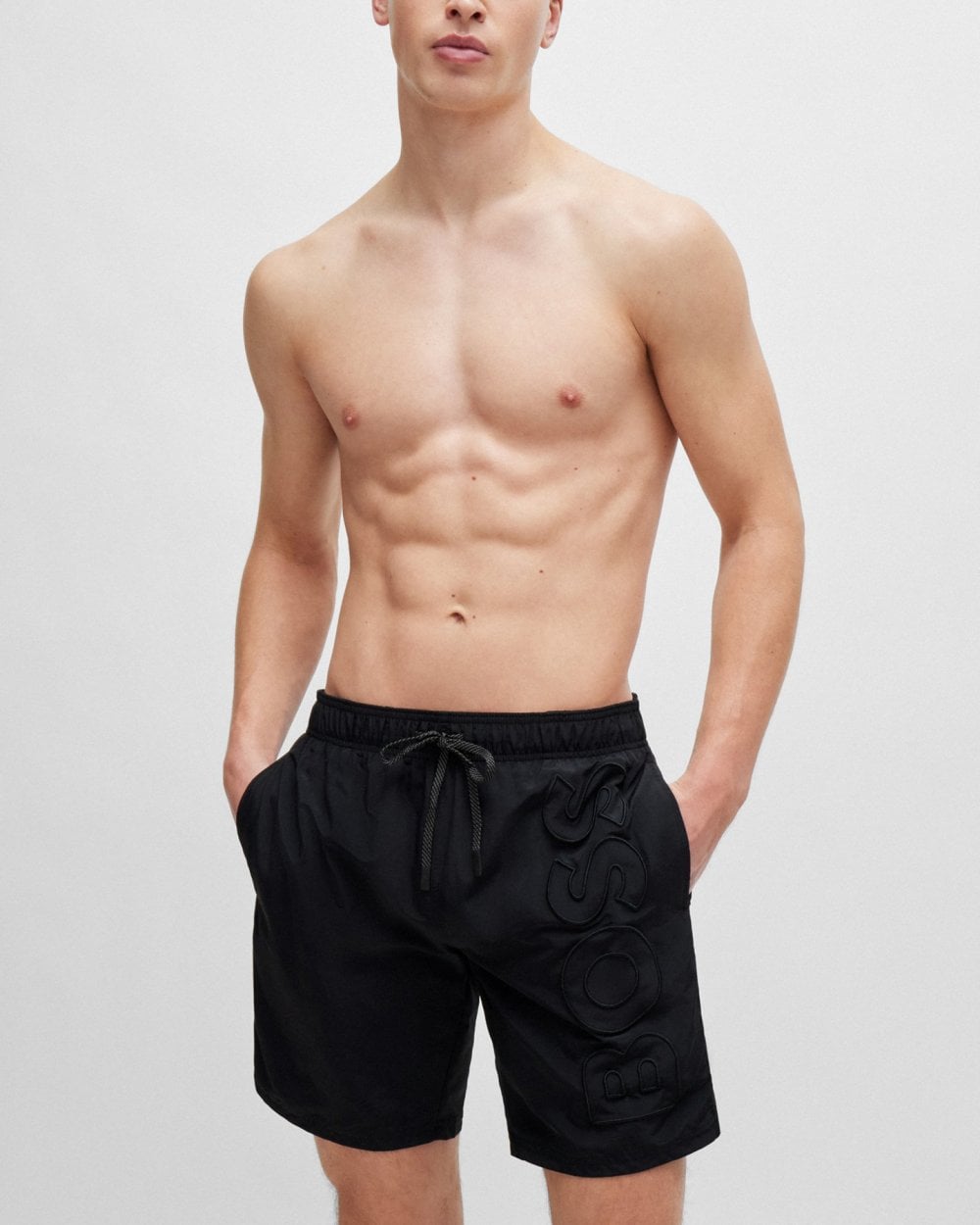 BOSS Orange Whale Mens Swim Shorts NOS - Black 001