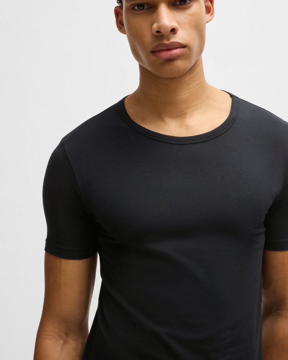 BOSS Orange RN Modern 2-Pack Mens T-Shirts NOS - Black 001