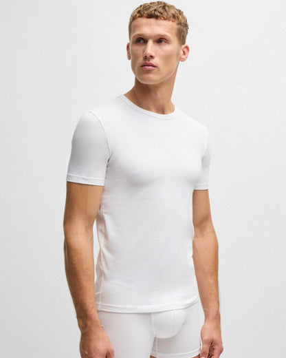 BOSS Orange RN Modern 2-Pack Mens T-Shirts NOS - White 100