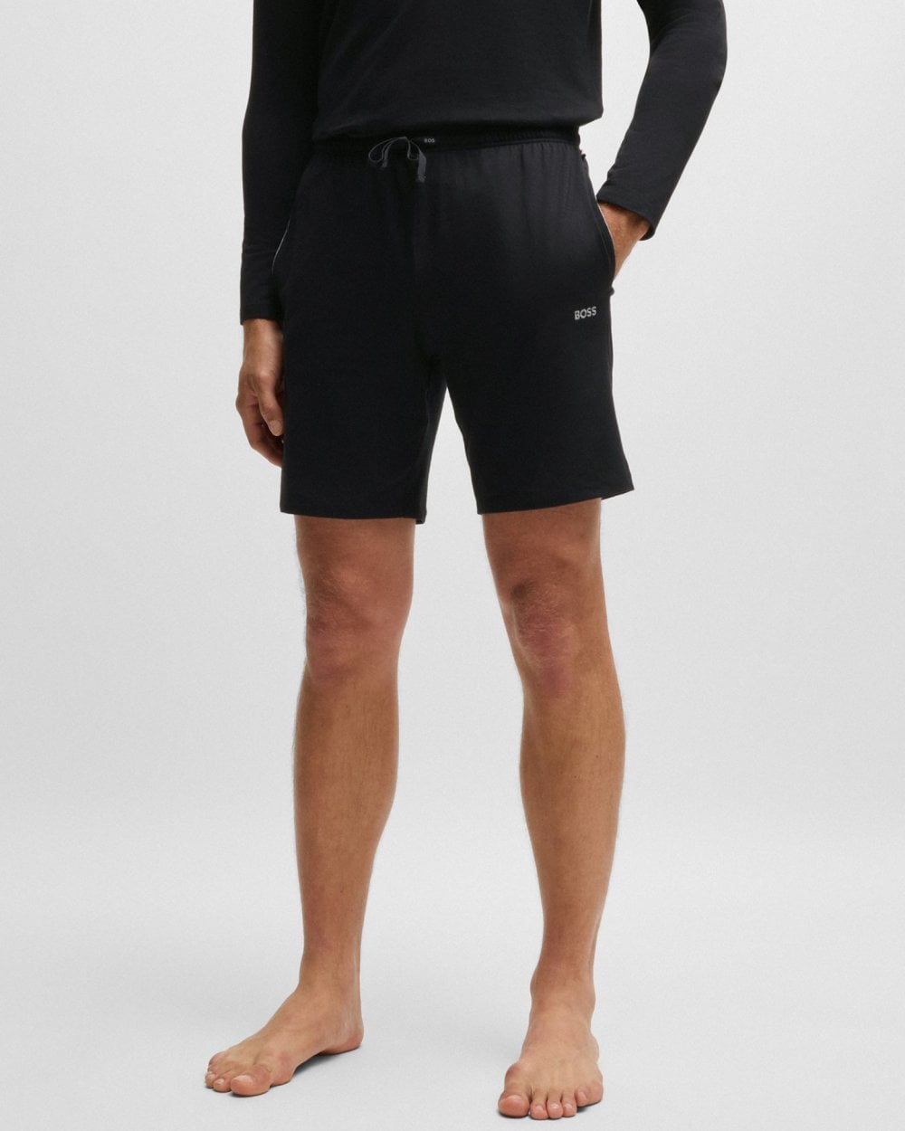 BOSS Orange Mix&Match Mens Loungewear Shorts NOS - Black 001 - CHO - Designer Mens Loungewear