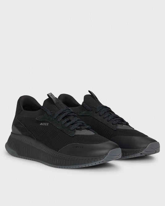 BOSS Orange TTNM EVO Mens Trainers with Knitted Uppers NOS - Black 002