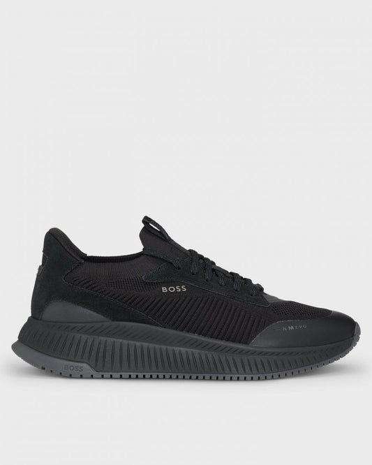 BOSS Orange TTNM EVO Mens Trainers with Knitted Uppers NOS - Black 002