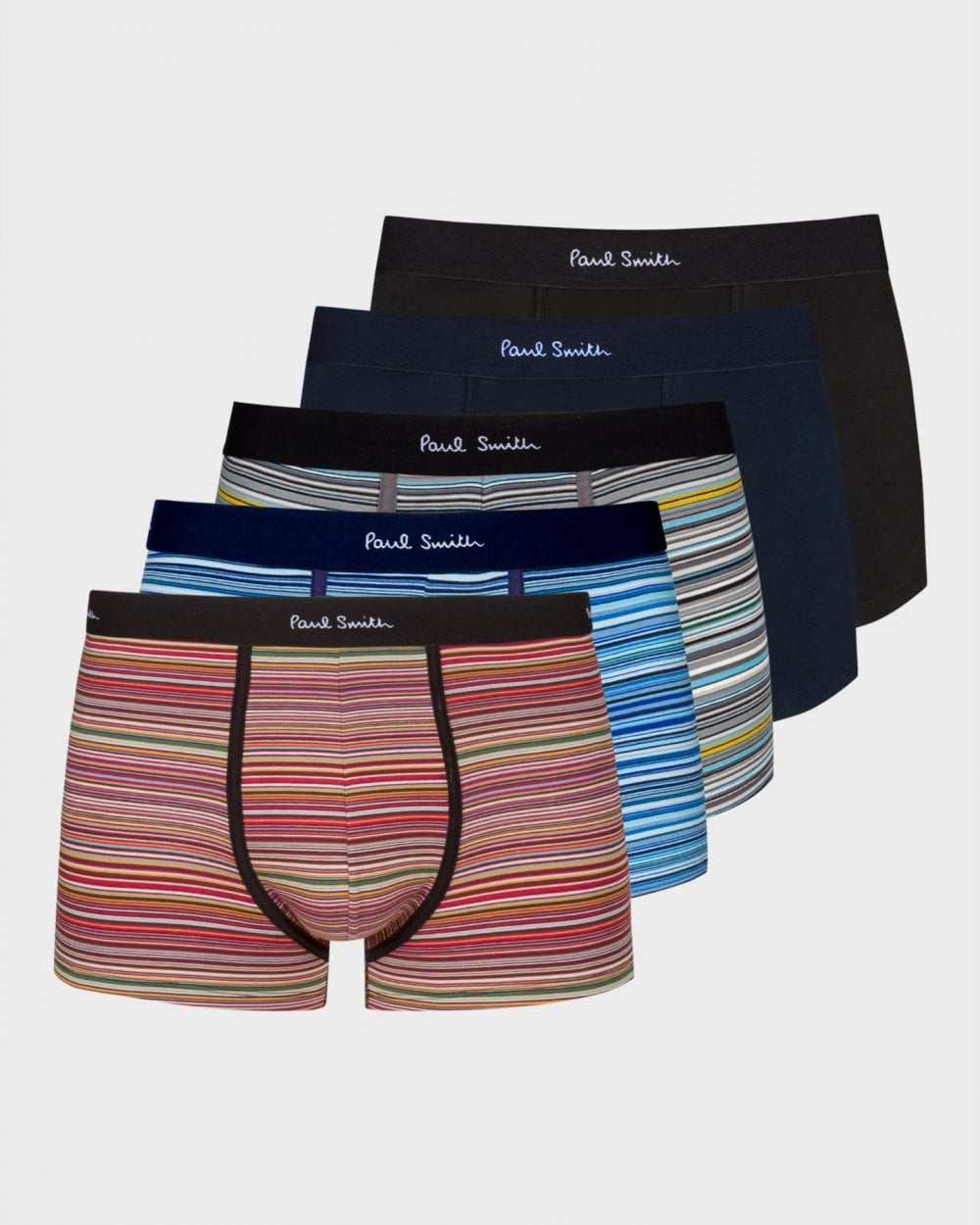 Paul Smith Paul Smith 5 Pack Mens Signature Stripe Trunks