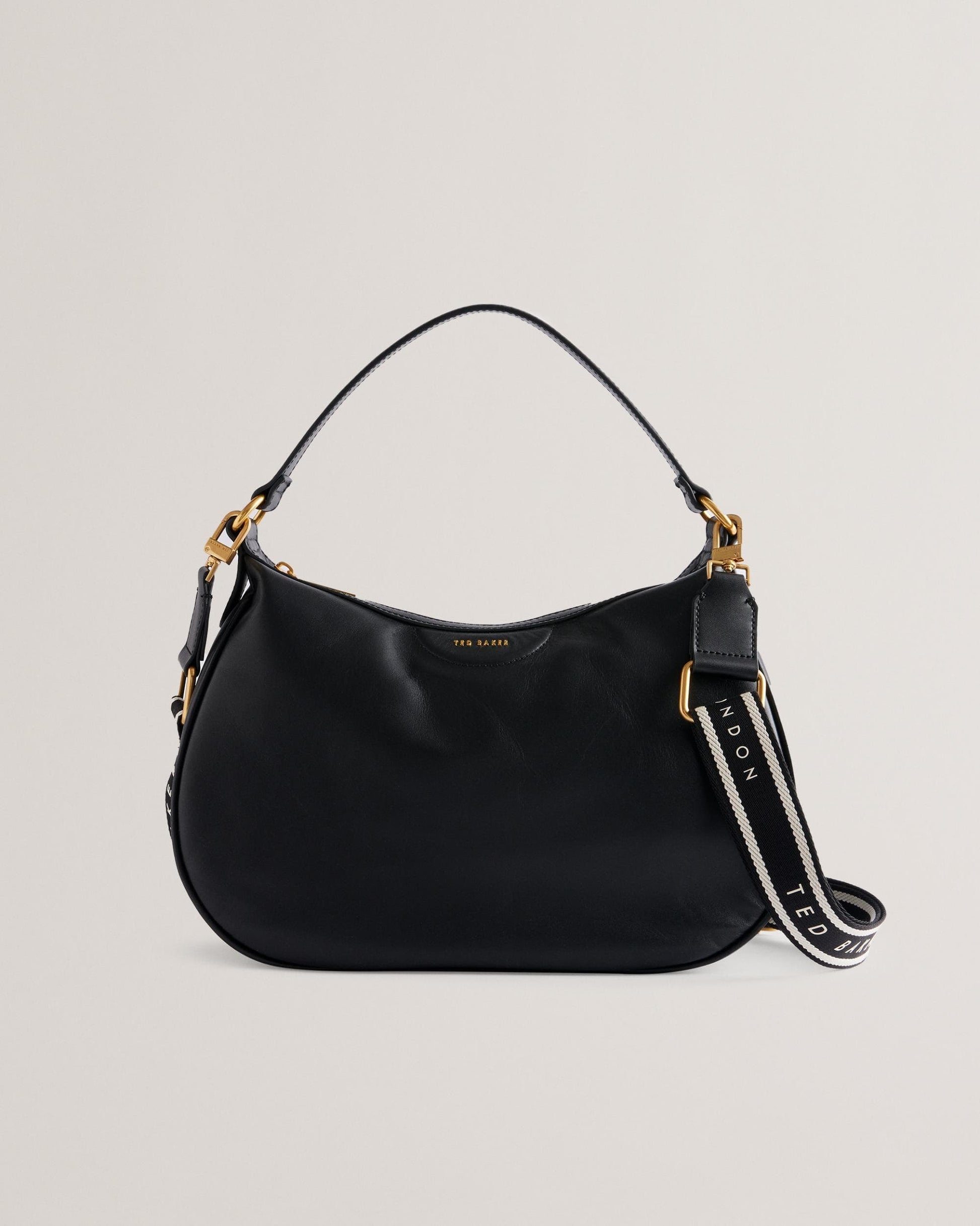 Ted Baker ESIAH Womens Webbing Slouchy Leather Hobo Bag