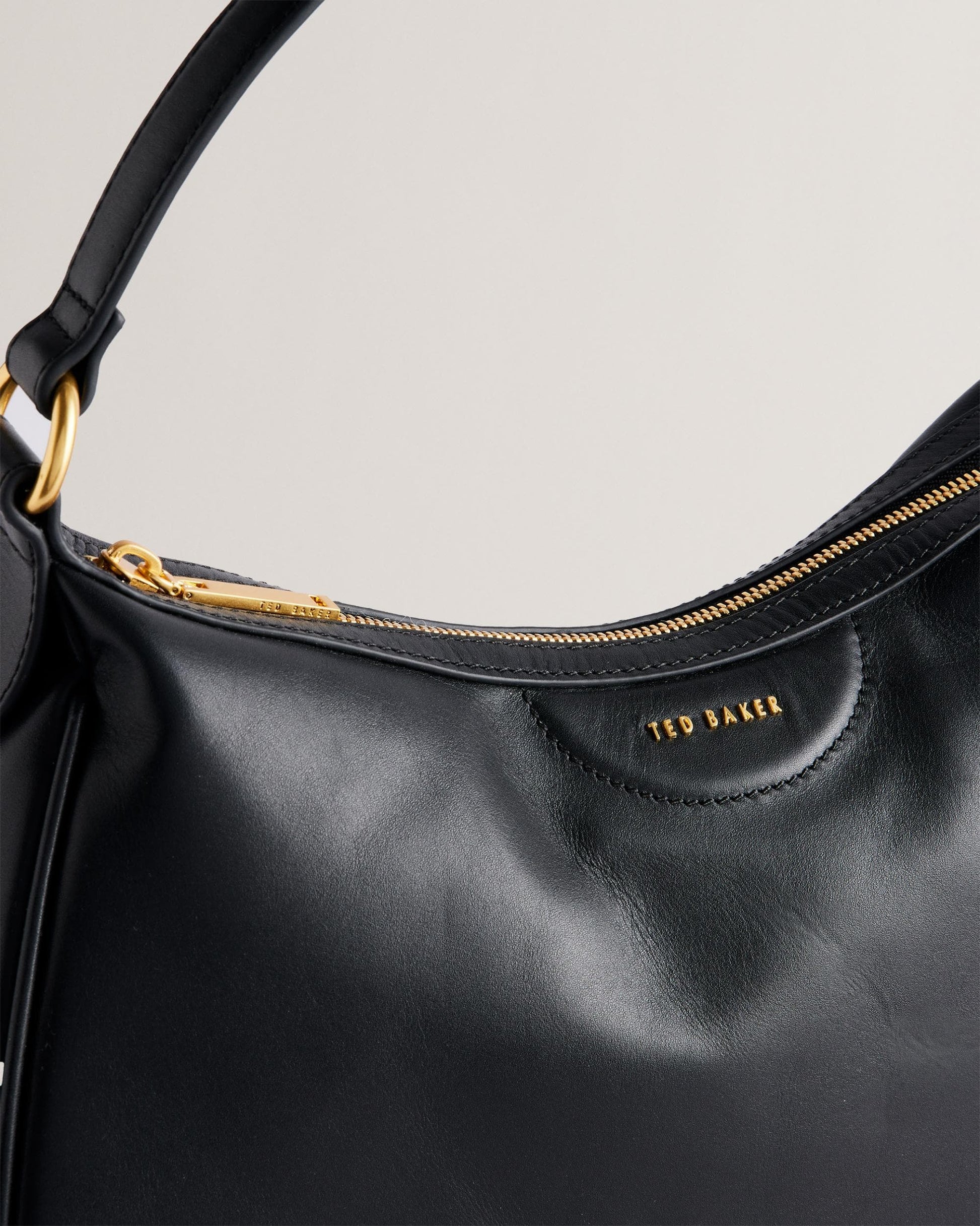 Ted Baker ESIAH Womens Webbing Slouchy Leather Hobo Bag