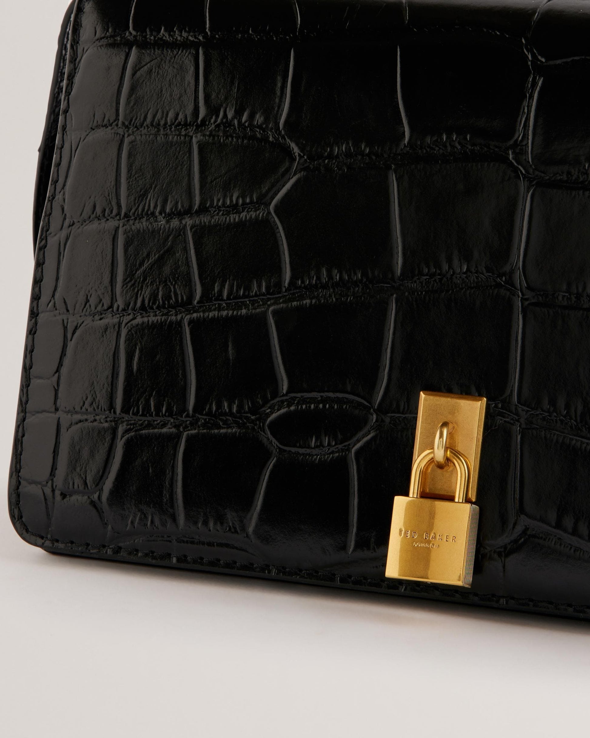 Ted Baker LATYMER Womens Padlock Large Crossbody Bag