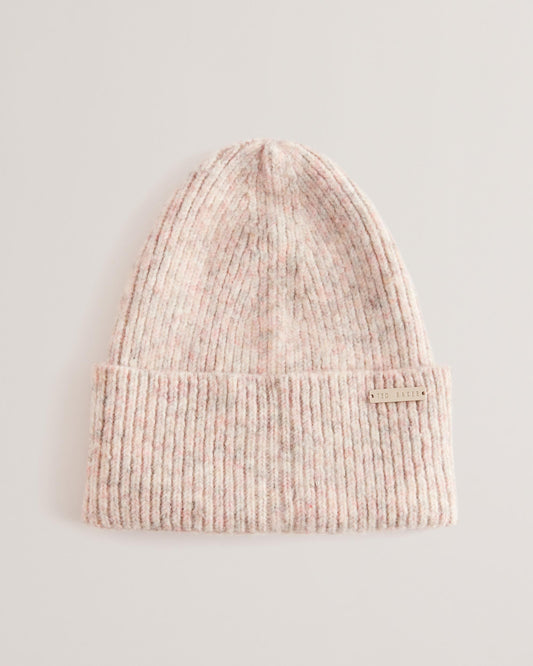 Ted Baker LIDIAAS Womens Knitted Ribbed Beanie Hat