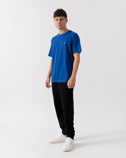 GANT Mens Printed Archive Shield T-Shirt - 436 College Blue