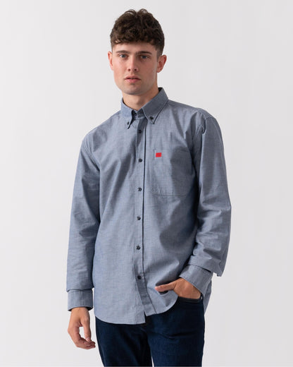 HUGO Evito Slim Fit Mens Long Sleeved Shirt