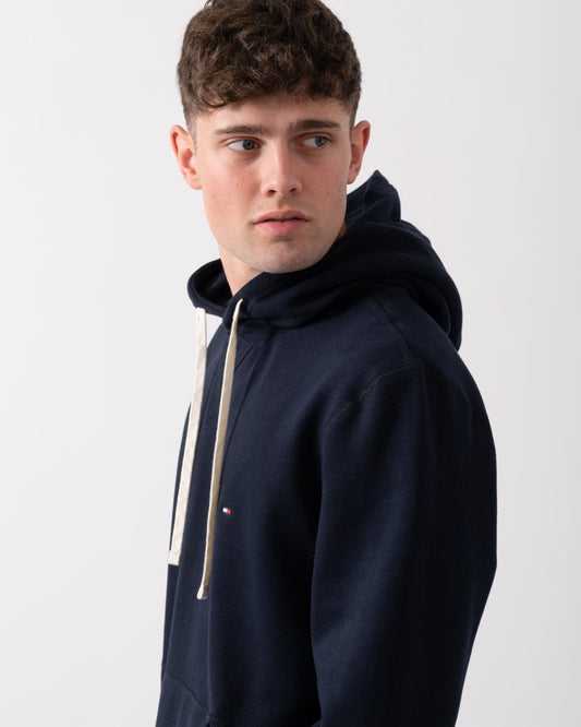 Tommy Hilfiger Essential Fleece Mens Hoodie - Desert Sky