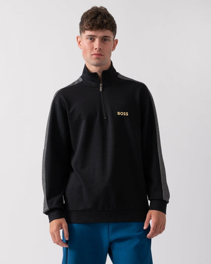 BOSS Orange BOSS Orange Mens 1/4 Zip Loungewear Tracksuit Jacket