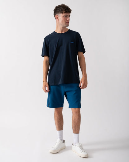 BOSS Orange Mix&Match Mens Stretch-Cotton Loungewear T-Shirt with Embroidered Logo - Dark Blue 405