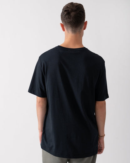 GANT Mens Printed Archive Shield T-Shirt - 5 Black