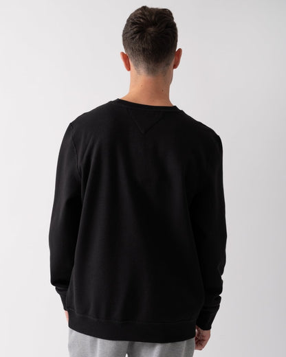 Tommy Hilfiger Essential Fleece Mens Sweatshirt - Black