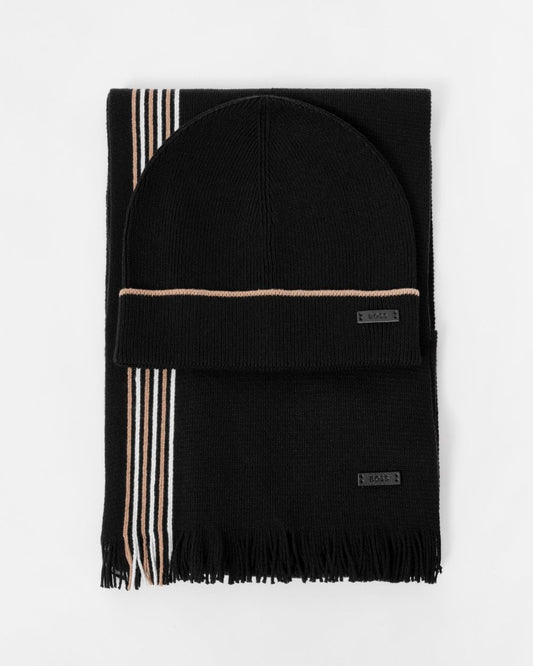 BOSS Orange Enzo Mens Scarf and Beanie Set