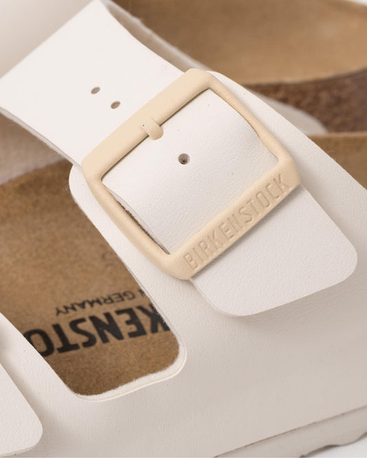 Birkenstock Arizona Birko Flor Womens Sandals - Eggshell