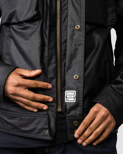 Belstaff Racemaster Mens Waxed Cotton Compact Field Jacket - Dark Navy