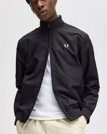 Fred Perry Mens Brentham Jacket - Black 350
