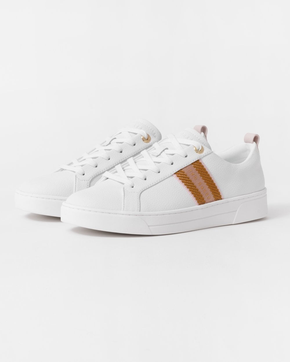 Ted Baker Baily Womens Branded Webbing Cupsole Trainers
