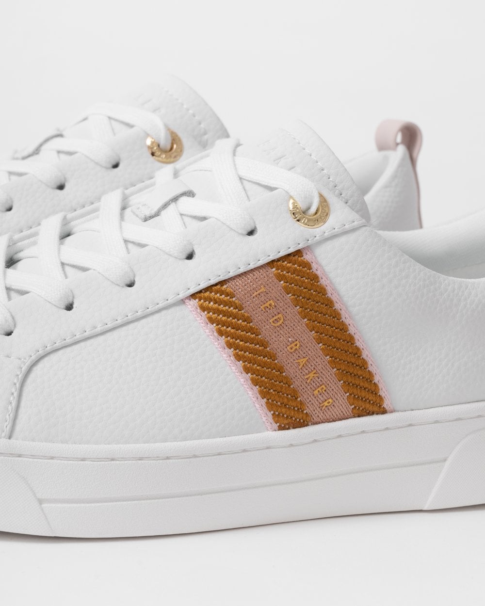 Ted Baker Baily Womens Branded Webbing Cupsole Trainers