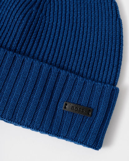 BOSS Orange Fati Mens Beanie - Open Blue 485