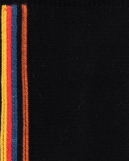 Paul Smith Mens Artist Stripe Socks - 79 Black
