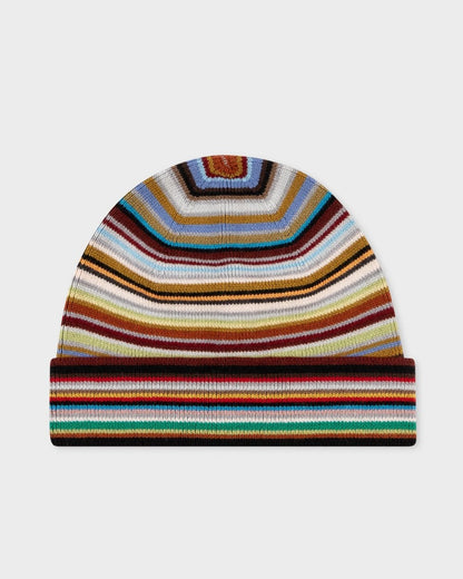 Paul Smith Mens Signature Stripe Beanie Hat