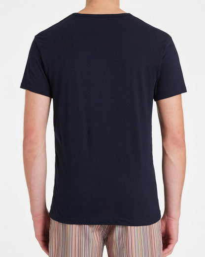 Paul Smith 3 Pack Mens Script Logo T-Shirts - 47 Navy