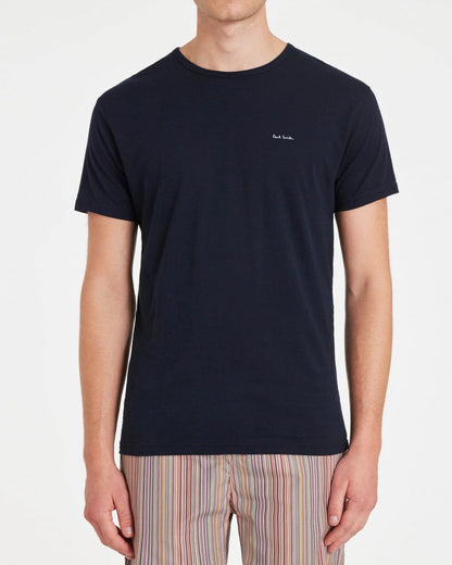 Paul Smith 3 Pack Mens Script Logo T-Shirts - 47 Navy