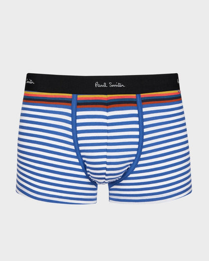 Paul Smith Mens Striped Low-Rise Boxer Briefs - 45 Cobalt Blue