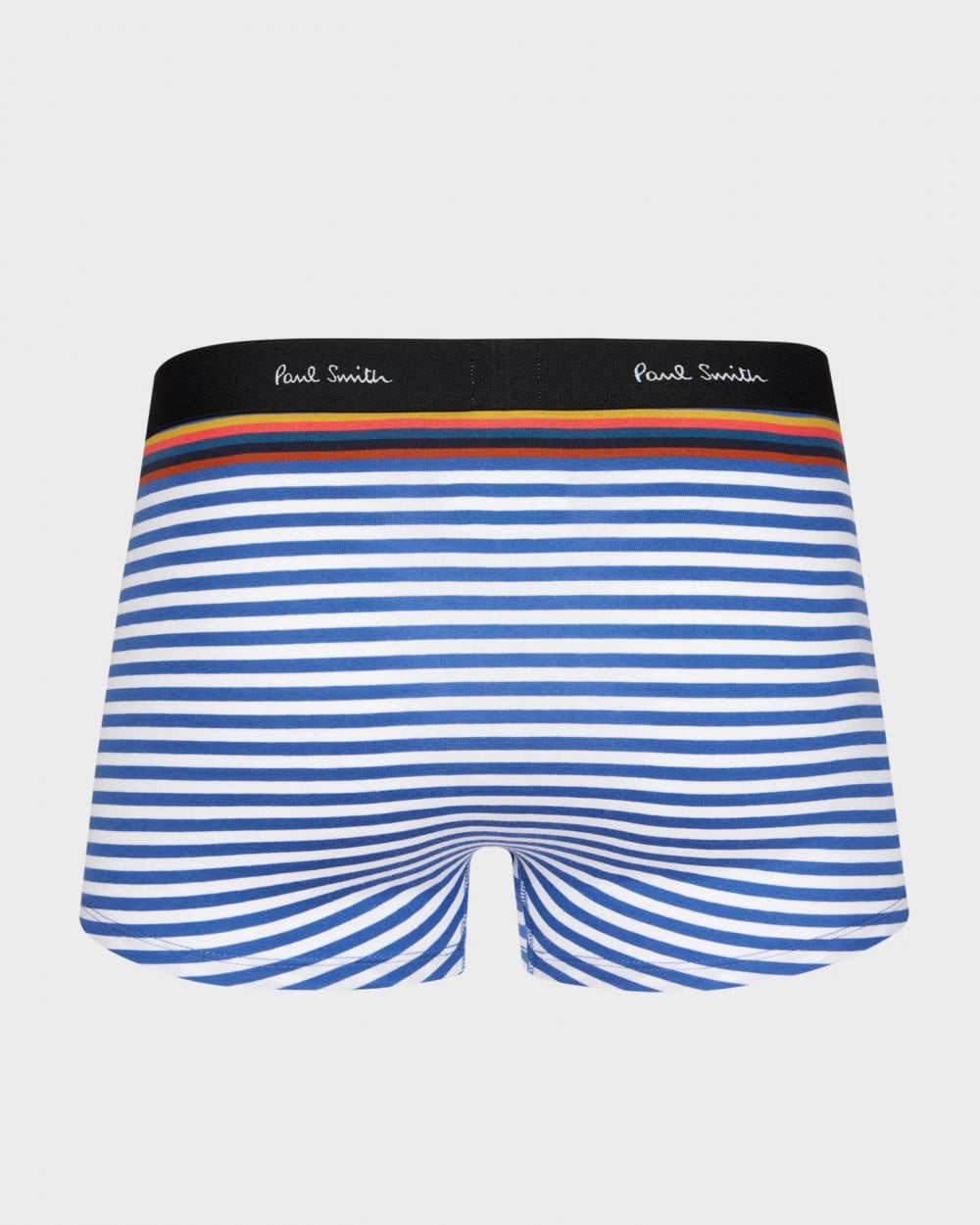 Paul Smith Mens Striped Low-Rise Boxer Briefs - 45 Cobalt Blue