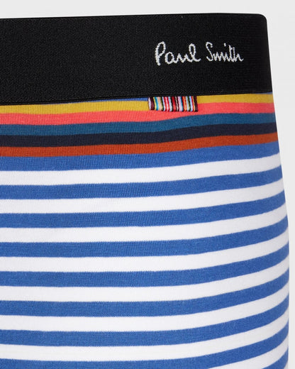 Paul Smith Mens Striped Low-Rise Boxer Briefs - 45 Cobalt Blue