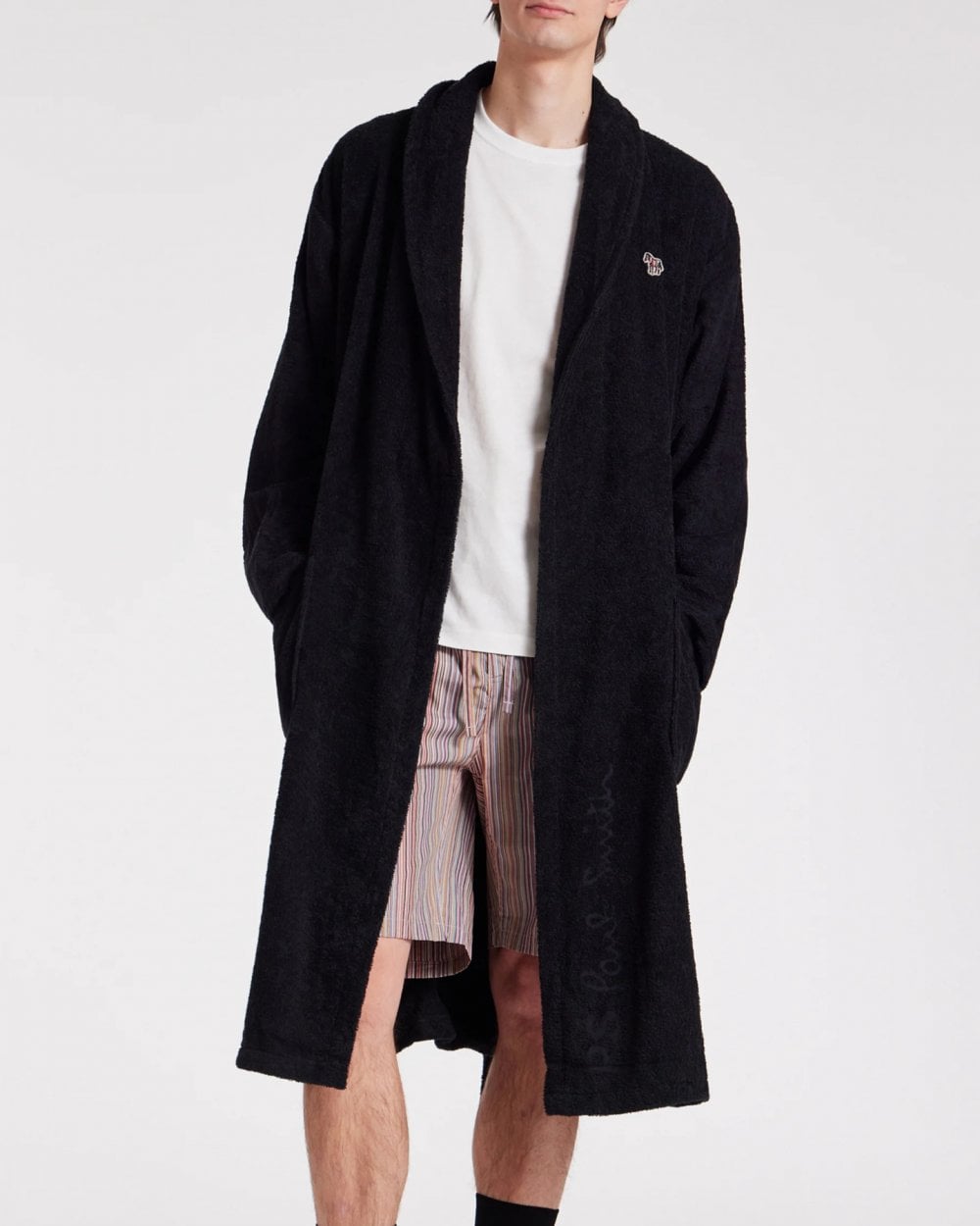 Paul Smith Paul Smith Mens Zebra Logo Cotton Dressing Gown
