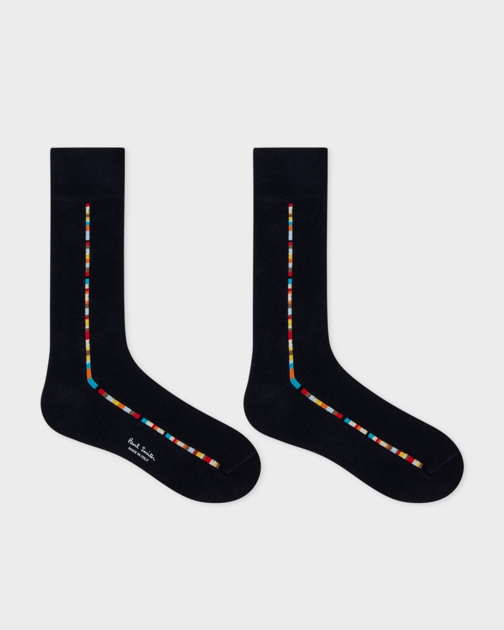 Paul Smith Vittore Mens Signature Stripe Socks - 47 Navy