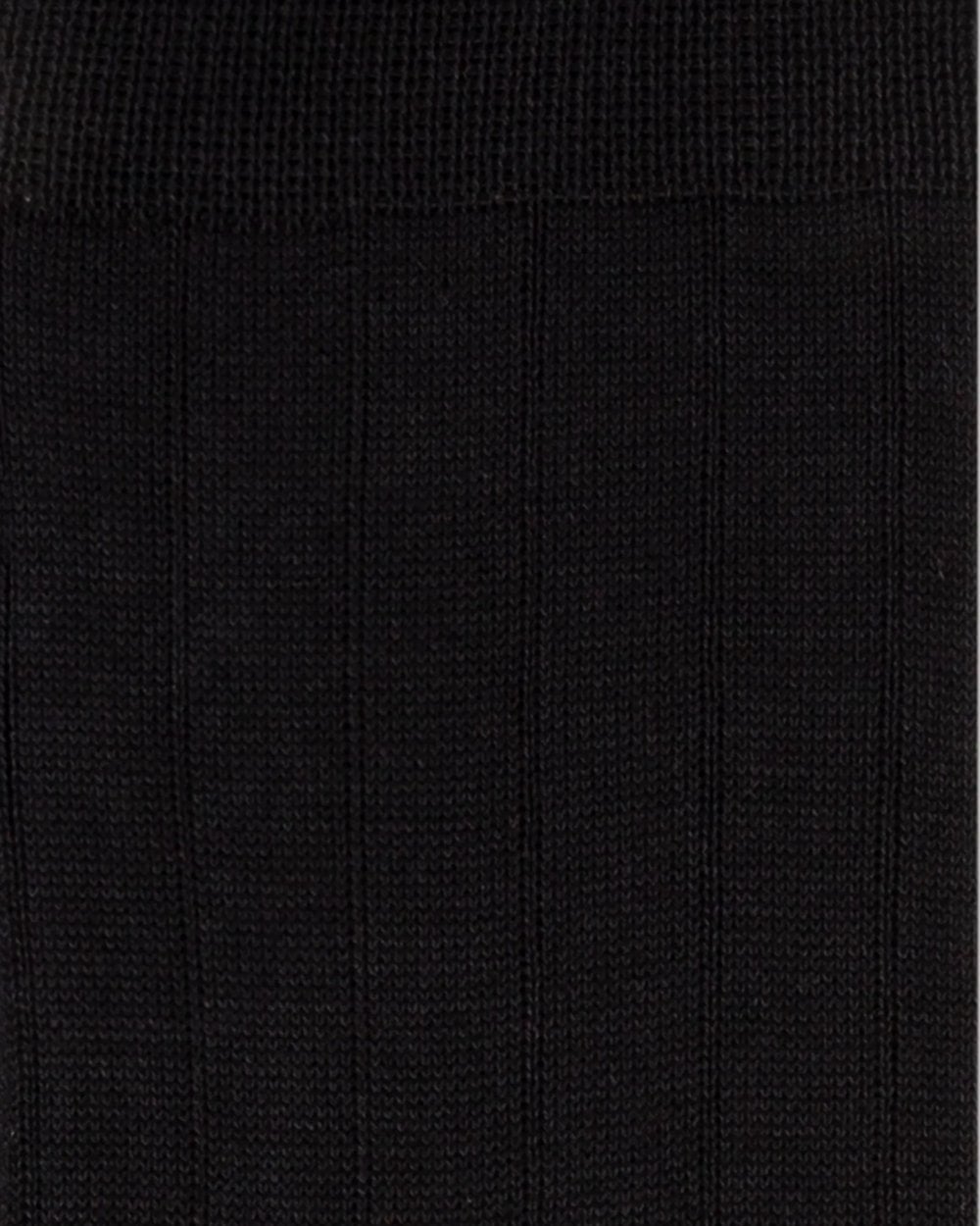 Paul Smith Mens Cotton Blend Ribbed Socks - 79 Black