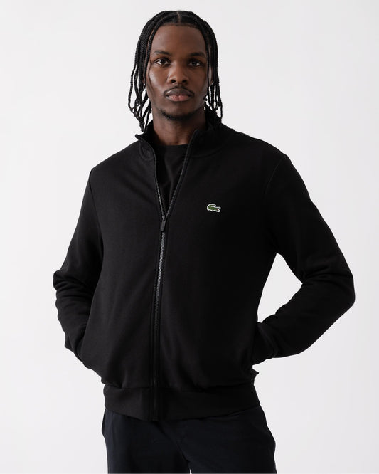 Lacoste Regular Fit Brushed Fleece Mens Zippered Sweatshirt