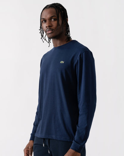 Lacoste Mens Long Sleeve Crew Neck T-Shirt