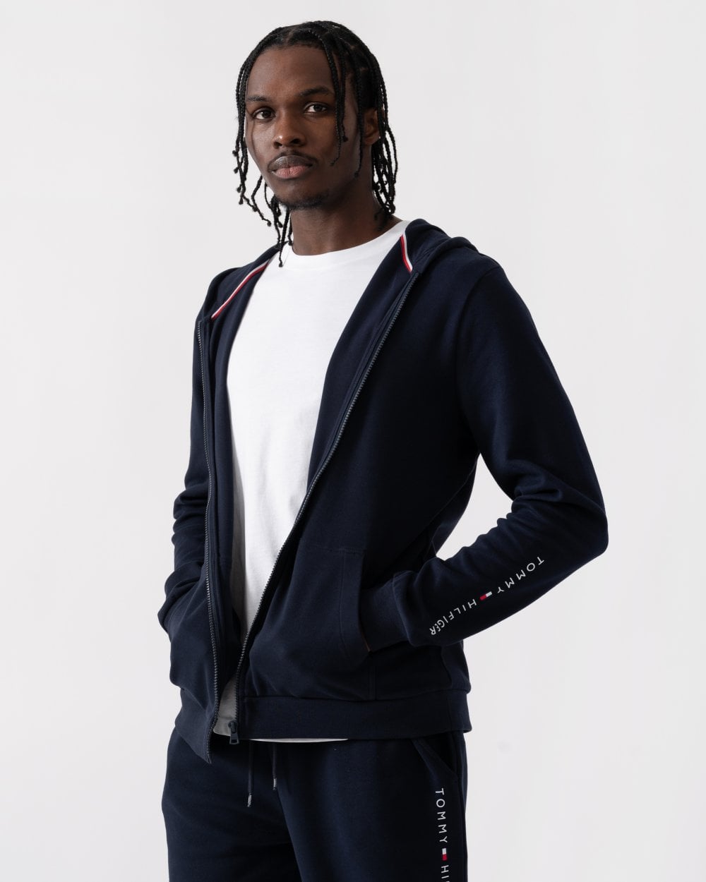 Tommy Hilfiger Tommy Hilfiger Mens Lounge Zip Hoodie