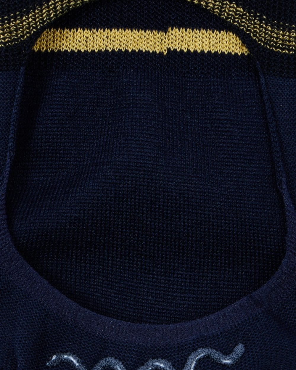 Paul Smith Mens Striped Loafer Socks - 47 Navy