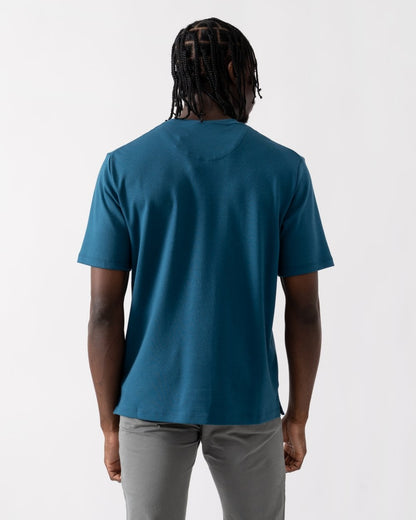 Oliver Sweeney Palmela Mens Crew Neck T-Shirt - Petrol