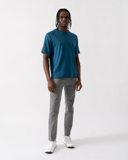 Oliver Sweeney Palmela Mens Crew Neck T-Shirt - Petrol