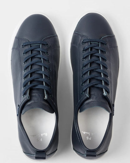 Paul Smith Miyata Mens Calf Leather Trainers - 49 Very Dark Navy