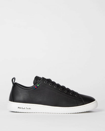 Paul Smith Miyata Mens Calf Leather Trainers - 79 Black/White