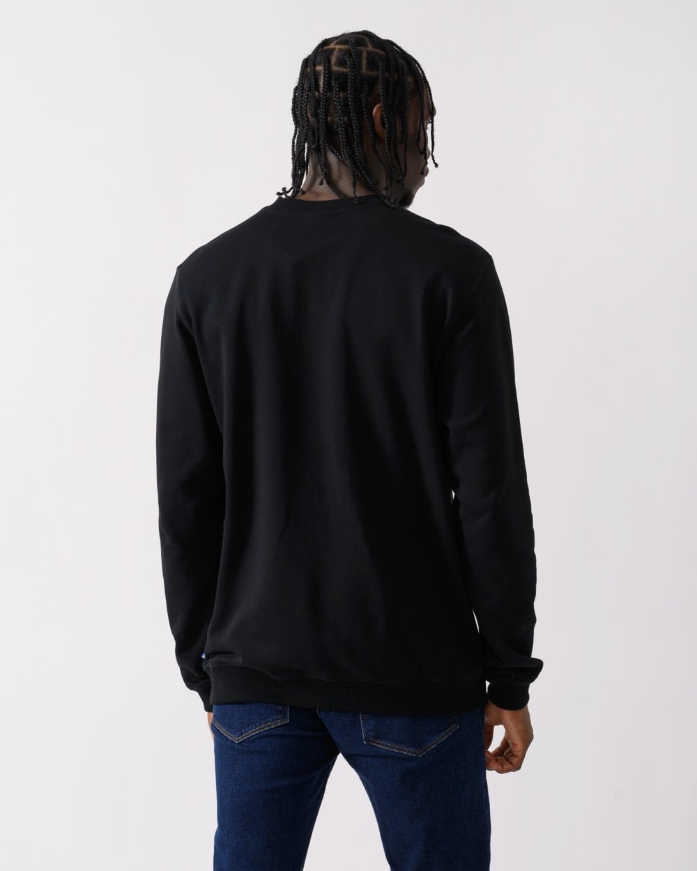 Fjallraven 1960 Logo Badge Mens Sweatshirt - Black 550