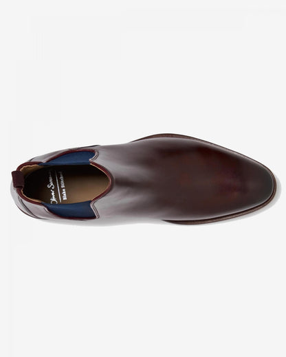 Oliver Sweeney Andante Leather Mens Chelsea Boots - Burgundy