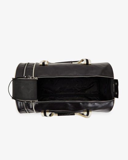 Fred Perry NOS Classic Barrel Bag - Black/Ecru D57