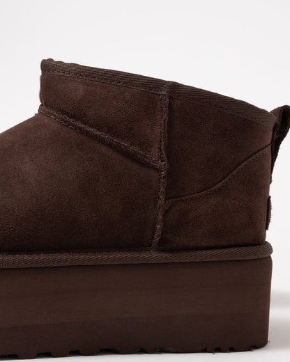 UGG Classic Ultra Mini Womens Platform Boot - Burnt Cedar
